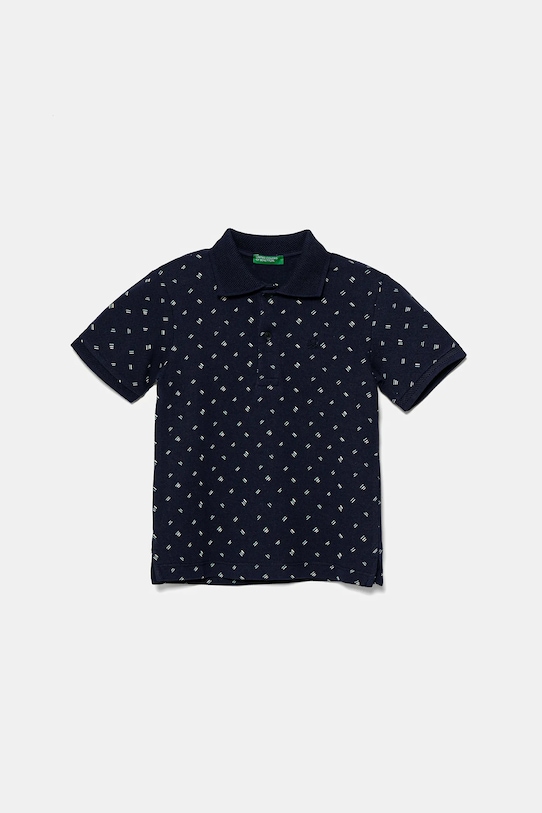 United Colors of Benetton gyerek pamut póló pamut sötétkék 3H35G300X.P.Seasonal