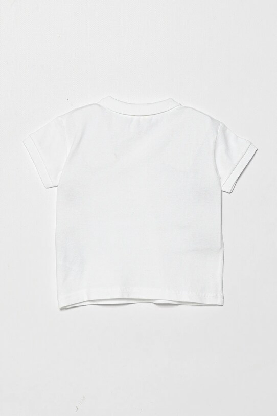 Detské pólo United Colors of Benetton 3WG9A3007.W.Seasonal biela SS25