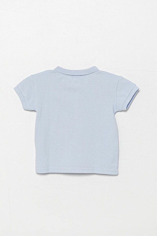 Otroški polo United Colors of Benetton 3WG9A3007.W.Seasonal modra SS25