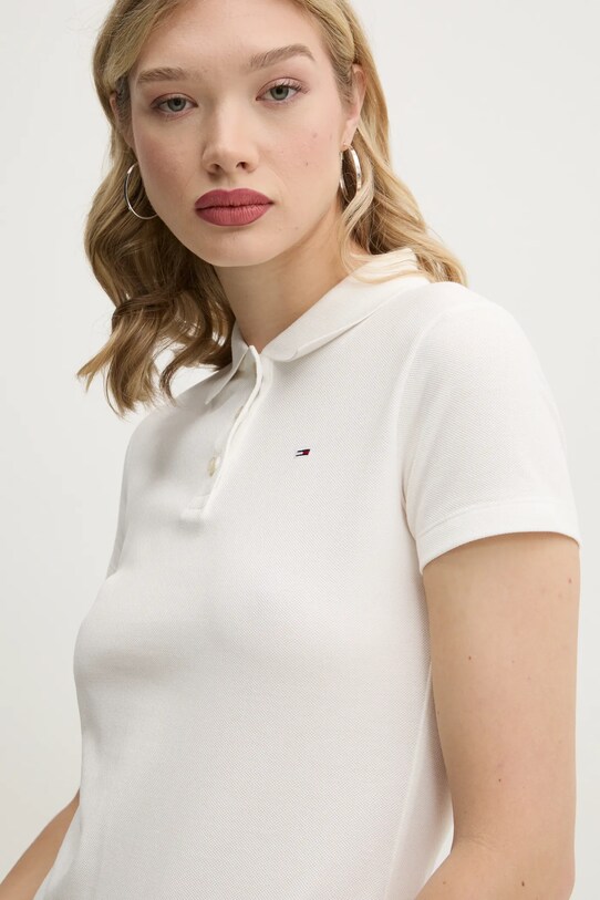 Поло Tommy Jeans бежевий DW0DW20160