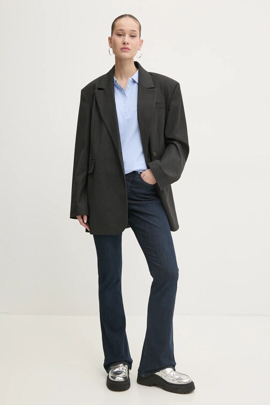 Поло Guess Jeans W5RP47.KARS2 голубой SS25