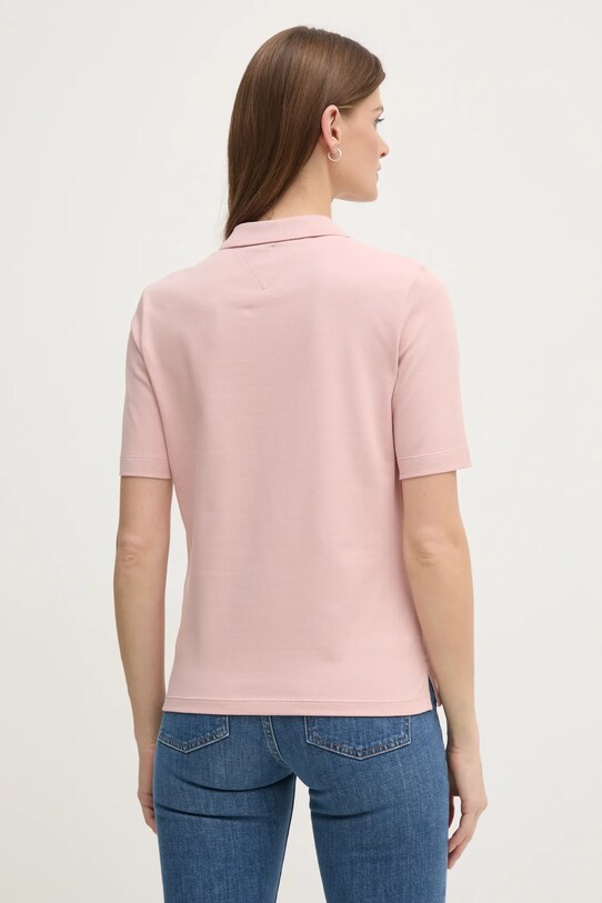 Odzież Tommy Hilfiger polo WW0WW43224 różowy