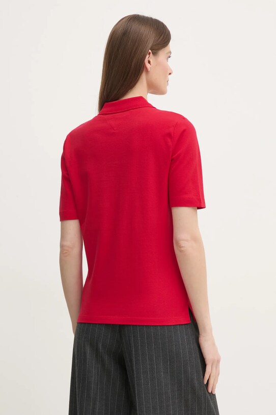 Odzież Tommy Hilfiger polo WW0WW43224 czerwony