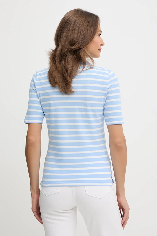 Πόλο Tommy Hilfiger WW0WW43224 μπλε SS25