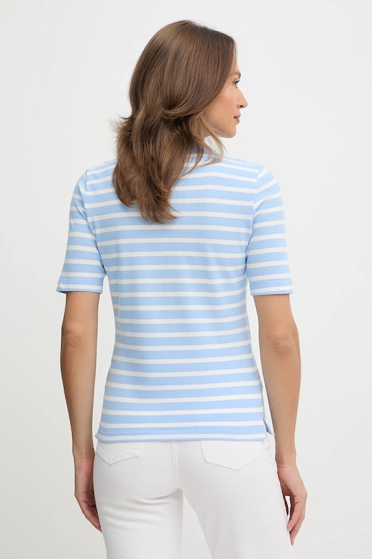 Πόλο Tommy Hilfiger WW0WW43224 μπλε SS25