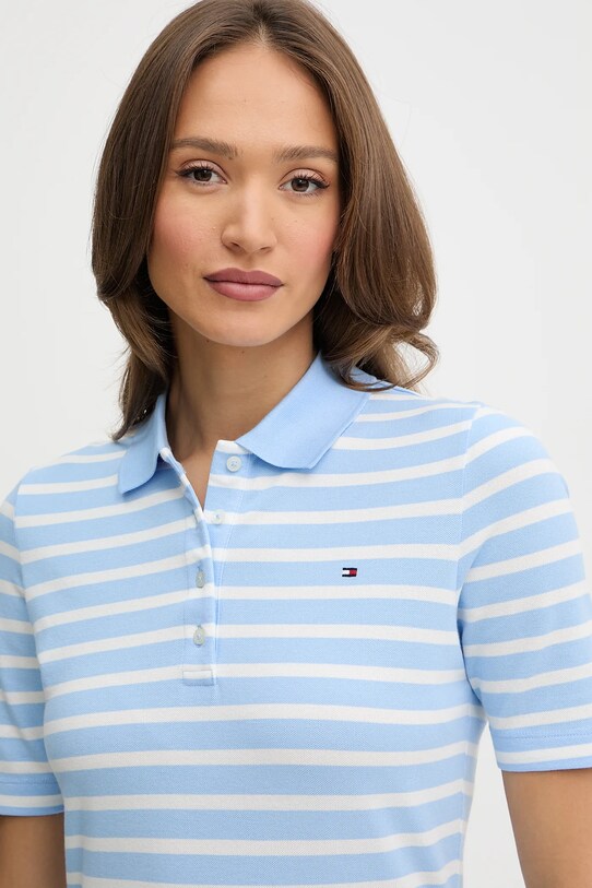 Πόλο Tommy Hilfiger μπλε WW0WW43224