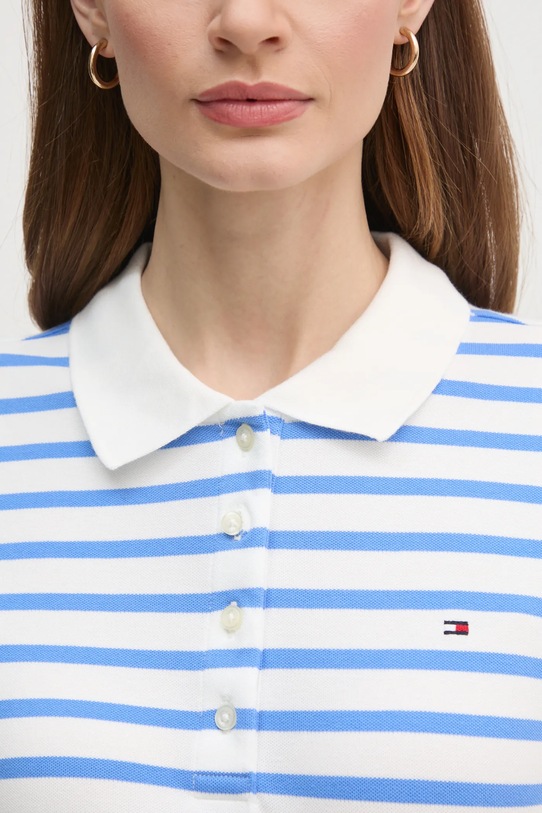Поло Tommy Hilfiger WW0WW43224 блакитний