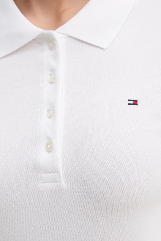 Polo tričko Tommy Hilfiger WW0WW43225 biela