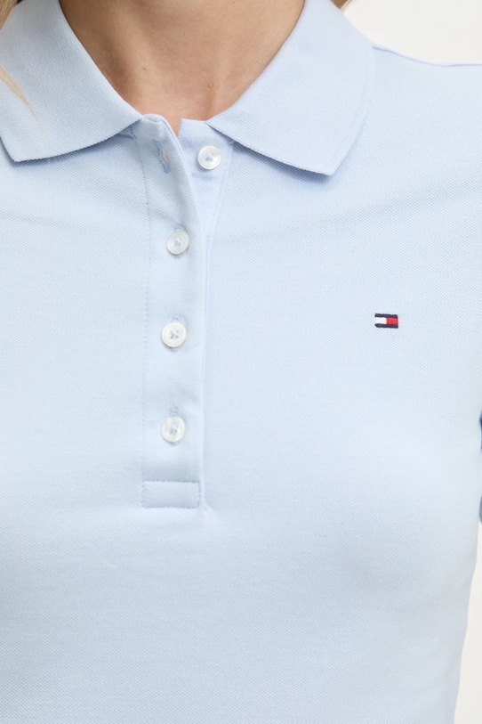 Polo tričko Tommy Hilfiger WW0WW43225 modrá