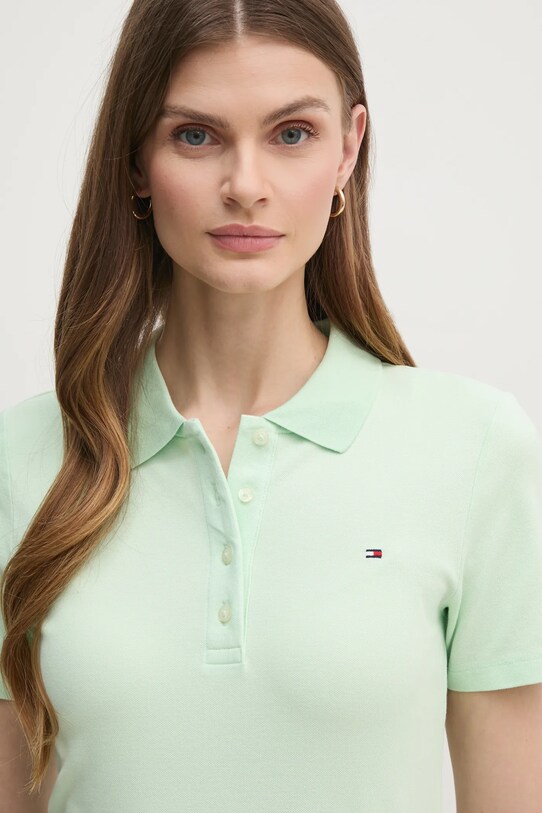 Tommy Hilfiger polo zielony WW0WW43225