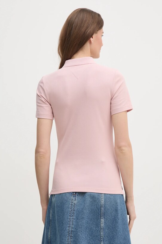 Одяг Поло Tommy Hilfiger WW0WW43225 рожевий