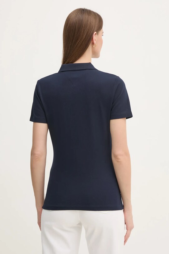 Oblečenie Polo tričko Tommy Hilfiger WW0WW43930 tmavomodrá