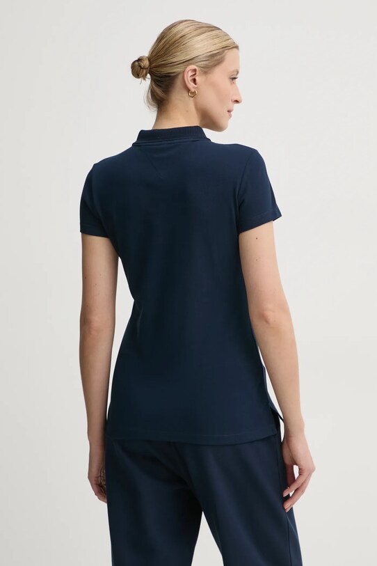 Одежда Хлопковое поло Tommy Hilfiger WW0WW43931 тёмно-синий