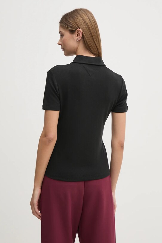 Одежда Поло Tommy Hilfiger WW0WW44446 чёрный