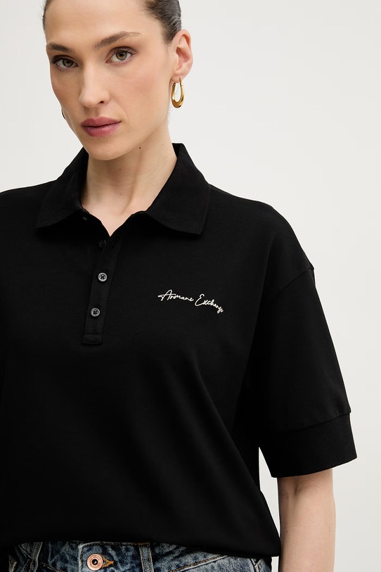 Polo Armani Exchange črna XW000887.AF10819.NOS