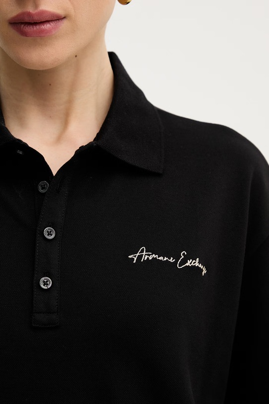 Polo Armani Exchange XW000887.AF10819.NOS črna