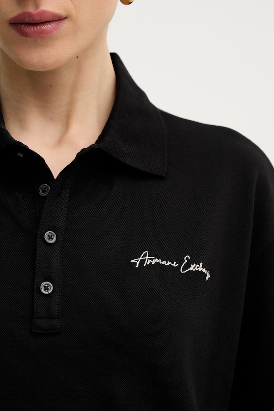 Polo Armani Exchange XW000887.AF10819.NOS črna