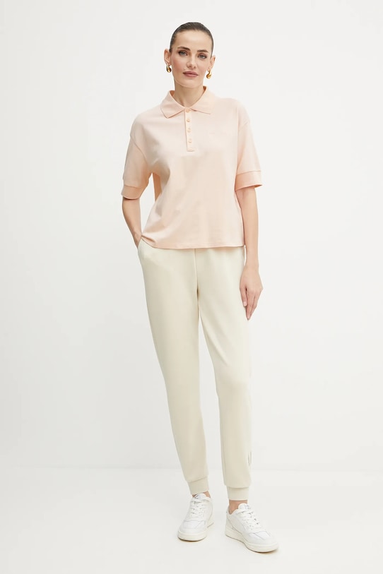 Armani Exchange polo XW000887.AF10819 arancione SS25