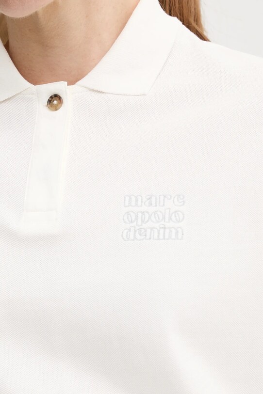 Marc O'Polo polo bawełniane biały 5000006692