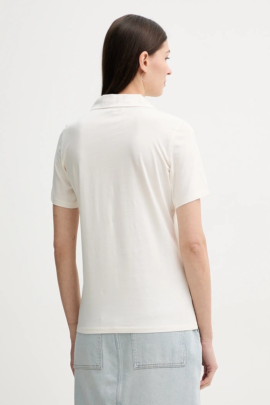 Oblečení Bavlněné polo tričko Marc O'Polo 503205553037 béžová