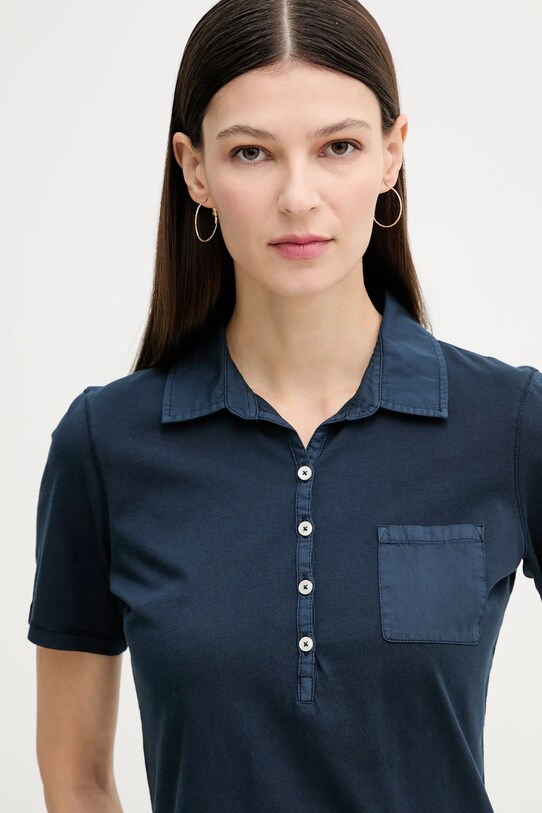 Marc O'Polo polo de bumbac bleumarin 503205553037