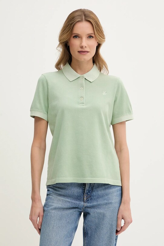 Marc O'Polo tricou polo uni verde 503237153013