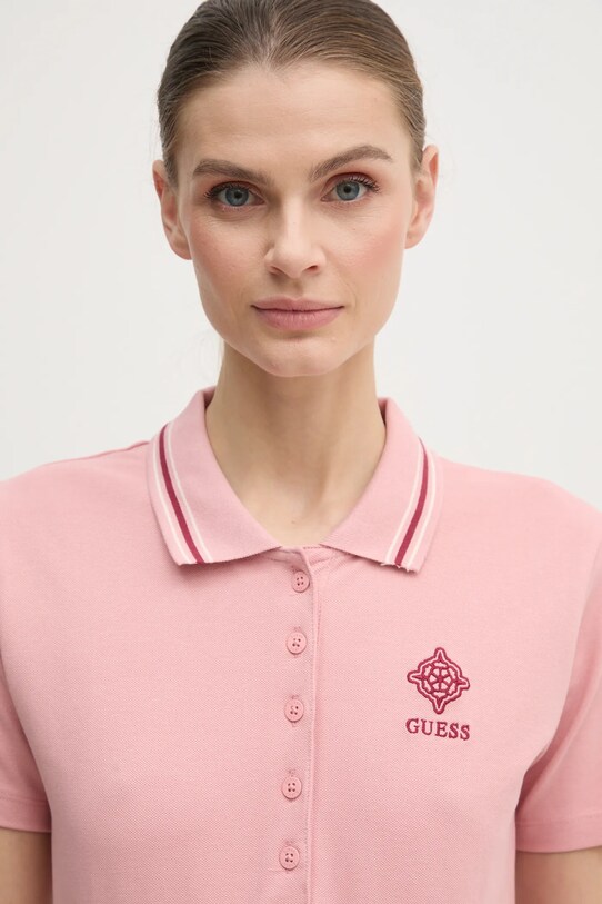 Поло Guess SUZANNE розовый V5RP02.KCOK1