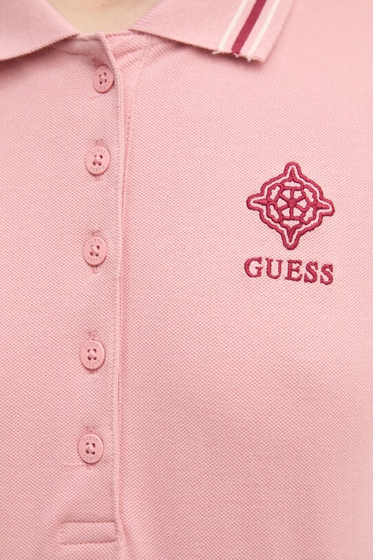 Поло Guess SUZANNE V5RP02.KCOK1 розовый