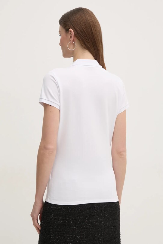 Guess tricou polo LIZA W4GP61.KARS0 alb SS25