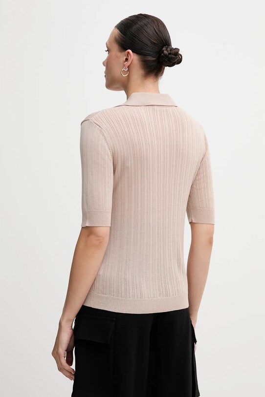 Ρούχα Πόλο United Colors of Benetton 123VD3018 μπεζ
