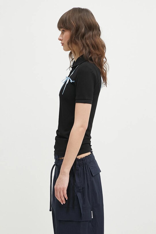 Polo tričko Andersson Bell Halter String Pique Polo atb1255w čierna SS25