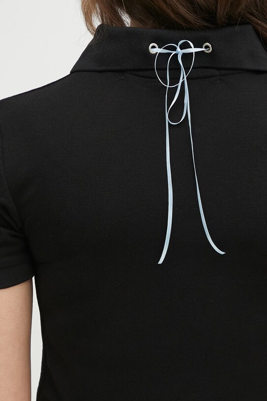 Polo tričko Andersson Bell Halter String Pique Polo atb1255w čierna