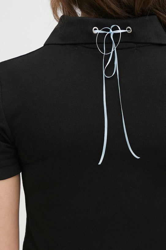 Andersson Bell polo shirt Halter String Pique Polo atb1255w black