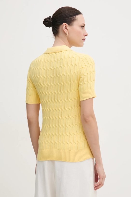 Одяг Бавовняний светр Tommy Hilfiger WW0WW45210 жовтий