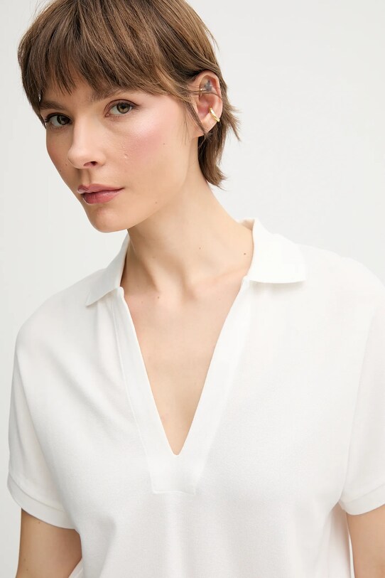 Tommy Hilfiger poló fehér WW0WW44512