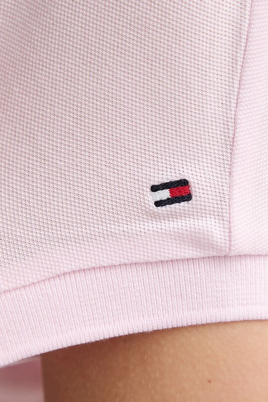 Polo tričko Tommy Hilfiger WW0WW44512 ružová