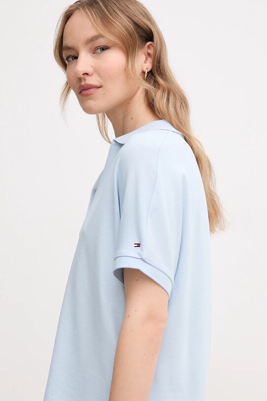 Поло Tommy Hilfiger WW0WW44512 блакитний