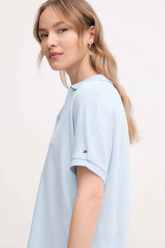 Поло Tommy Hilfiger WW0WW44512 голубой