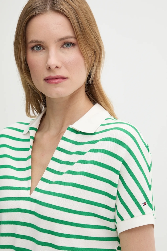 Поло Tommy Hilfiger зелений WW0WW44512