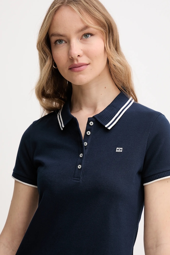 Πόλο Tommy Hilfiger σκούρο μπλε WW0WW44517