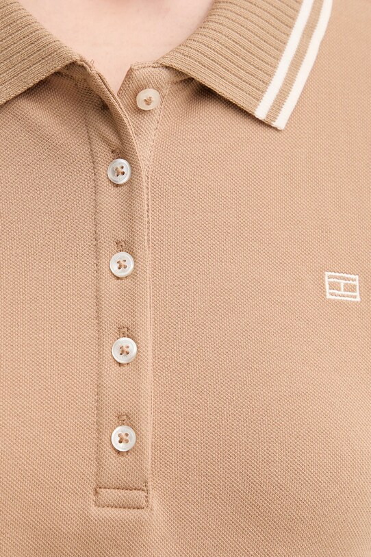 Поло Tommy Hilfiger WW0WW44517 бежевий