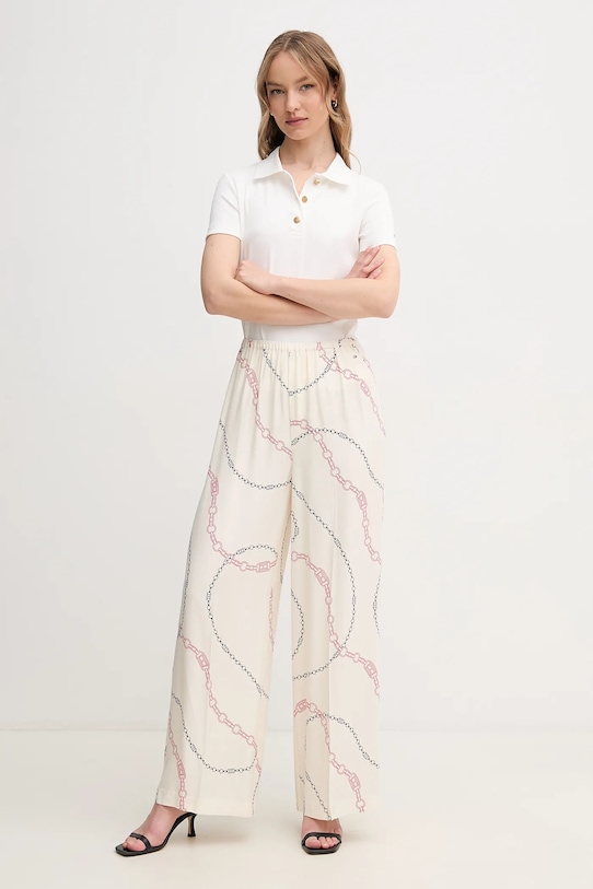 Polo majica Tommy Hilfiger WW0WW45436 bijela SS25