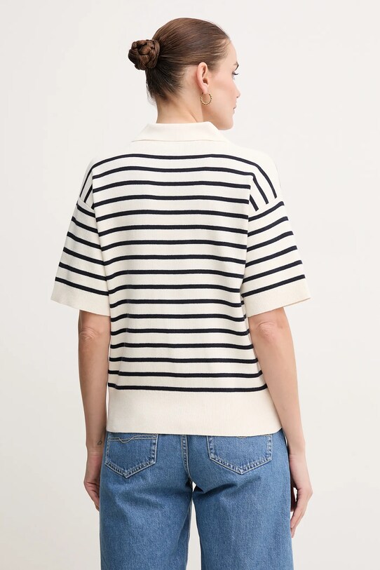 Odzież Tommy Hilfiger sweter bawełniany WW0WW45400 beżowy