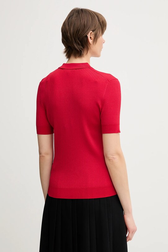 Дрехи Тениска с яка Tommy Hilfiger WW0WW45511 червен