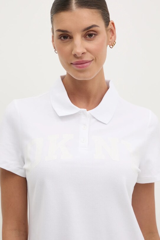 Dkny tricou polo alb DP5T1213