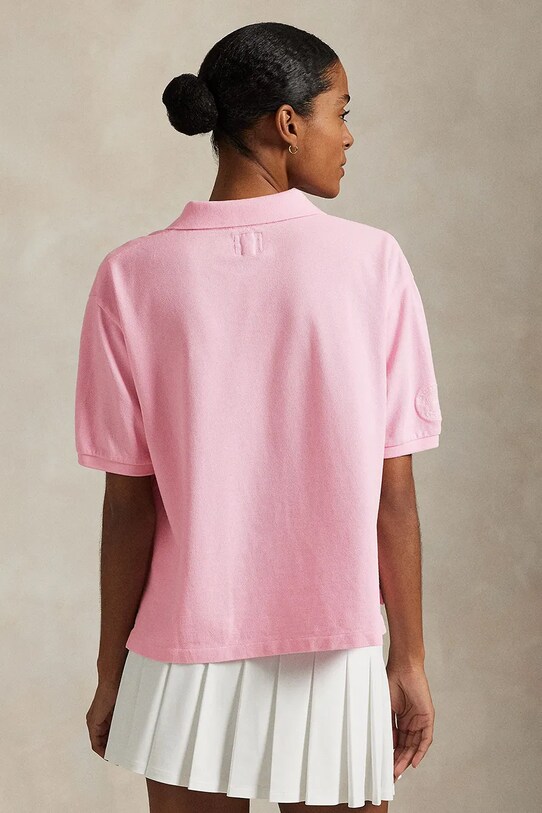 Polo Ralph Lauren polo de bumbac Wimbledon Collection roz 211970411
