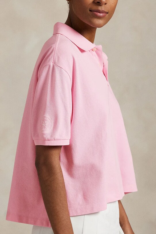 Polo Ralph Lauren polo de bumbac Wimbledon Collection 211970411 roz