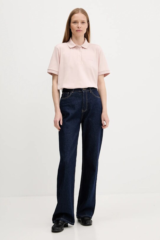 Barbour polo Bowford LML0886PI35 różowy SS25