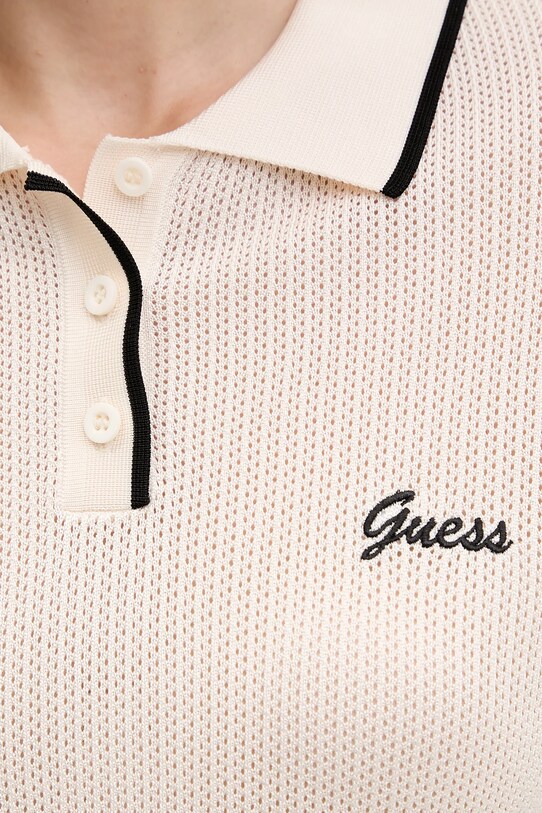 Guess tricou polo V5GP00.Z3D60 bej