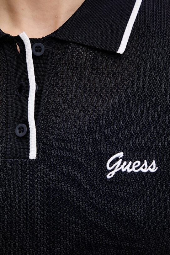 Guess tricou polo V5GP00.Z3D60 bleumarin